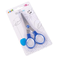  Olló, iskolai, 13 cm, COOL BY VICTORIA, kék olló