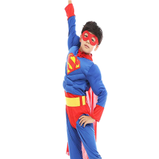 Olma Superman Musk öltöny fiúknak jelmez