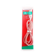 Omega kábel usb - iphone fémes kialakítású 1m, rosegold oufbb6lboxrg kábel és adapter