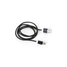 Omega Platinet PUCMPM1 USB apa - mágneses MicroUSB csatlakozóval Adat- és töltőkábel 1.2m - Fekete (PUCMPM1) kábel és adapter