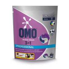 OMO Pro Formula Active Clean univerzális mosókapszula 80db tisztító- és takarítószer, higiénia