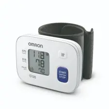 Omron OMRON RS1 Intellisene csuklós vérnyomásmérő, nagyméretű LCD kijelző, szabálytalan szívritmus zavar jelzés vérnyomásmérő
