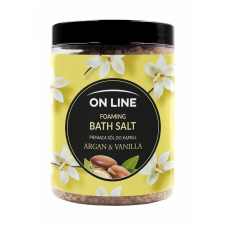  On Line fürdősó argán és vanília 1200 g tusfürdők
