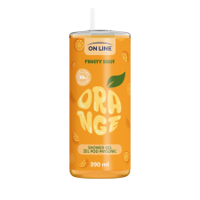  On Line tusfürdő fruity shot narancs 390 ml tusfürdők