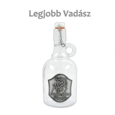  Óncimkés Füles csatos üveg Legjobb Vadász szarvas oldalt 0,5l - Óncimkés csatos üveg dekoráció