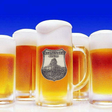  Óncímkés óriás sörös korsó Hungary Mosonmagyaróvár sörös pohár