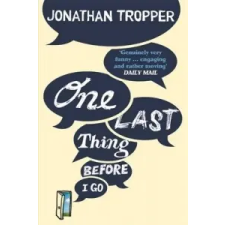  One Last Thing Before I Go – Jonathan Tropper idegen nyelvű könyv