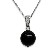  One pearl - Swarovski gyöngyös ezüst nyaklánc nyaklánc