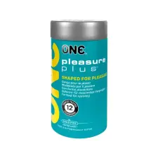  ONE Pleasure Plus - belső bordázatú óvszer (12 db) óvszer