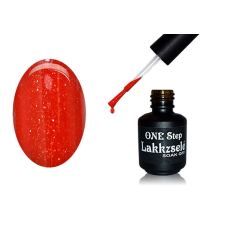 ONE step géllakk 5ml #215 Csillámos piros lakk zselé