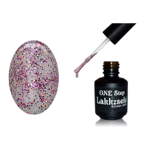 ONE step géllakk 5ml #252 Rózsaszín csillámvarázs lakk zselé