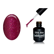 ONE step géllakk 5ml #266 Csillámos sötétbordó lakk zselé
