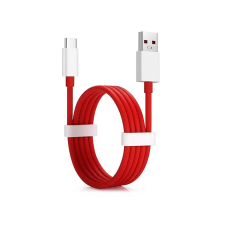 OnePlus gyári USB - USB Type-C adat- és töltőkábel 95 cm-es vezetékkel - D301 - piros/fehér (ECO csomagolás) mobiltelefon kellék