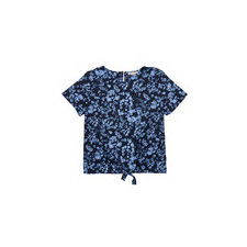 Only Blúzok KOGLINO S/S KNOT TOP CP PTM Kék 13 Jahre gyerek blúz