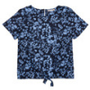Only Blúzok KOGLINO S/S KNOT TOP CP PTM Kék 15 Jahre