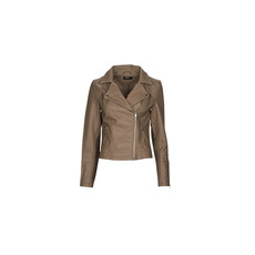 Only Bőrkabátok  ONLGEMMA FAUX LEATHER BIKER Barna DE 32