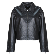 Only Bőrkabátok  ONLNICKI FAUX LEATHER Fekete EU XL női dzseki, kabát
