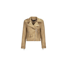 Only Bőrkabátok  ONLSCOOTIE FAUX SUEDE BIKER JACKET OTW Bézs EU L női dzseki, kabát