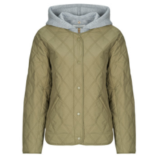 Only Dzsekik ONLRISSO LIFE HOOD QUILT JACKET Zöld EU M