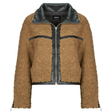 Only Kabátok ONLPATTI LIFE TEDDY Barna EU XS