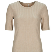 Only Play Rövid ujjú pólók ONPSEREN ON 2/4 REG RIB Bézs EU M