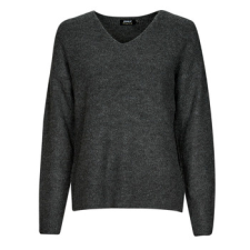 Only Pulóverek ONLCAMILLA V-NECK L/S PULLOVER KNT NOOS Szürke EU XS női pulóver, kardigán