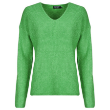Only Pulóverek ONLCAMILLA V-NECK Zöld EU M női pulóver, kardigán