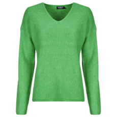 Only Pulóverek ONLCAMILLA V-NECK Zöld EU S