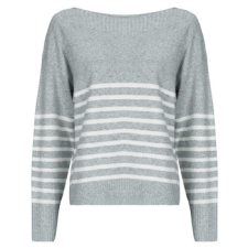 Only Pulóverek ONLGLORY LIFE LS BOATNECK Szürke EU M női pulóver, kardigán