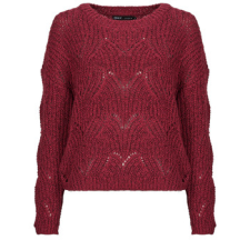 Only Pulóverek ONLHANJA LS GLITTER Bordó EU S női pulóver, kardigán