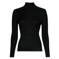 Only Pulóverek ONLKAROL L/S ROLLNECK PULLOVER KNT NOOS Fekete EU M női pulóver, kardigán