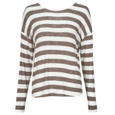 Only Pulóverek ONLLIRA L/S STRING TOP JRS Bézs XL