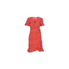 Only Rövid ruhák ONLOLIVIA S/S WRAP DRESS Piros DE 32 női ruha
