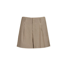 Only Rövidnadrágok ONLMOLLY HW CHECK SHORTS TLR Bézs DE 34 női rövidnadrág