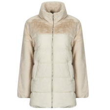 Only Steppelt kabátok ONLWANJA FUR PUFFER MIX COAT CC OTW Bézs EU M női dzseki, kabát