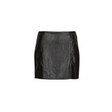 Only Szoknyák ONLLENI FAUX LEATHER SLIT SKIRT PNT Fekete EU M