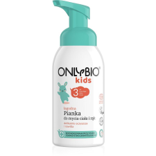 Onlybio Kids Gyengéd testápoló hab 3 éves kortól, 300 ml babafürdető, babasampon