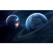  Öntapadó és lemosható fali tapéta Bolygóközi ütés, 250 x 150 cm tapéta, díszléc és más dekoráció
