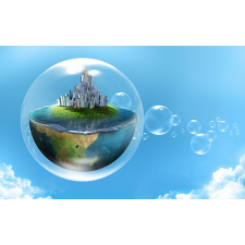  Öntapadó és lemosható fali tapéta Föld a levegőben, 250 x 150 cm tapéta, díszléc és más dekoráció