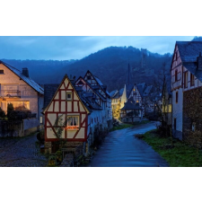  Öntapadó és mosható falfestmény A folyóparti ház, 200 x 150 cm tapéta, díszléc és más dekoráció