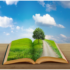  Öntapadó és mosható falfestmény Book of nature2, 250 x 150 cm tapéta, díszléc és más dekoráció