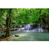 Öntapadó és mosható falfestmény Cascada44 Vízesések a zöld erdőben, 200 x 150 cm