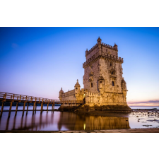  Öntapadó és mosható falfestmény City41 Belem Tower Lisbon, 250 x 200 cm tapéta, díszléc és más dekoráció