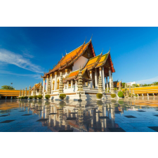  Öntapadó és mosható falfestmény City88 Bangkok Thailand Temple, 250 x 150 cm tapéta, díszléc és más dekoráció