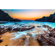  Öntapadó és mosható falfestmény Golf at sunset, 250 x 200 cm tapéta, díszléc és más dekoráció