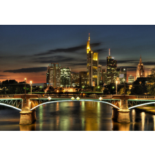  Öntapadó és mosható falfestmény Híd a folyón, 200 x 150 cm tapéta, díszléc és más dekoráció