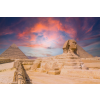  Öntapadó és mosható falfestmény Natura163 Sunset over the Sphinx, 400 x 250 cm
