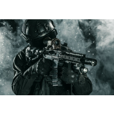  Öntapadó és mosható falfestmény Portré65 SWAT katona, 400 x 250 cm tapéta, díszléc és más dekoráció