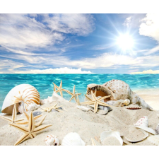  Öntapadó és mosható falfestmény Strand csillagokkal2, 200 x 150 cm tapéta, díszléc és más dekoráció