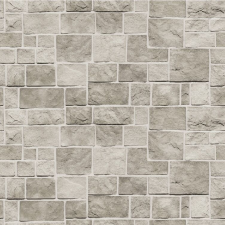  Öntapadó és mosható falfestmény Szürke téglalap alakú kőfal, 200 x 150 cm tapéta, díszléc és más dekoráció